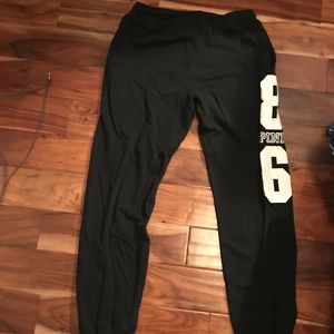 Black Pink Sweatpants
